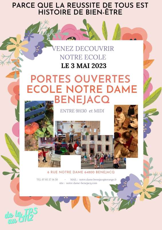 PORTES OUVERTES ECOLE NOTRE DAME BENEJACQ - 1