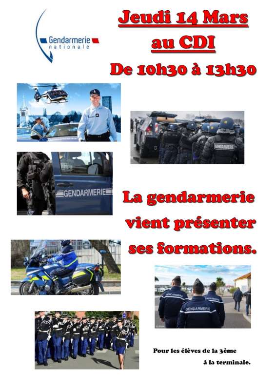 Gendarmerie 14 mars