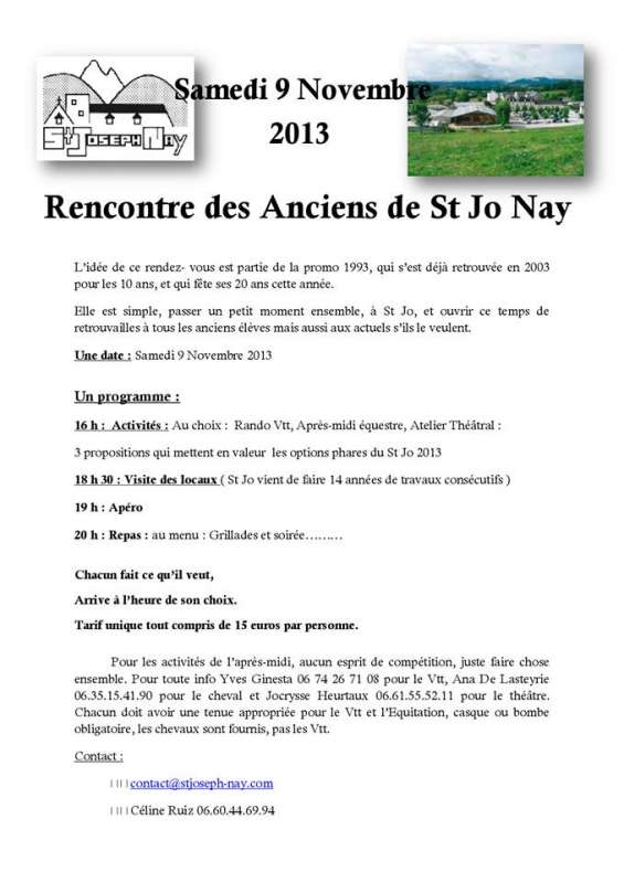 deroulement de la rencontre